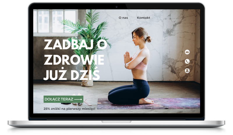 laptop, joga, dziewczyna