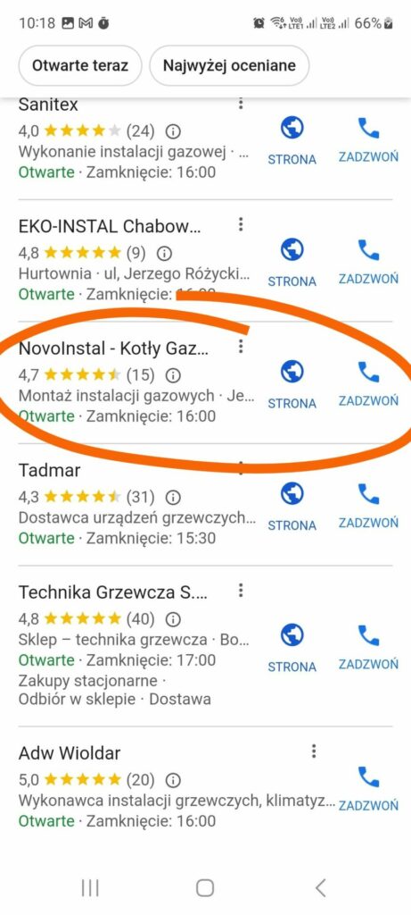 novoinstal wyszukiwanie google